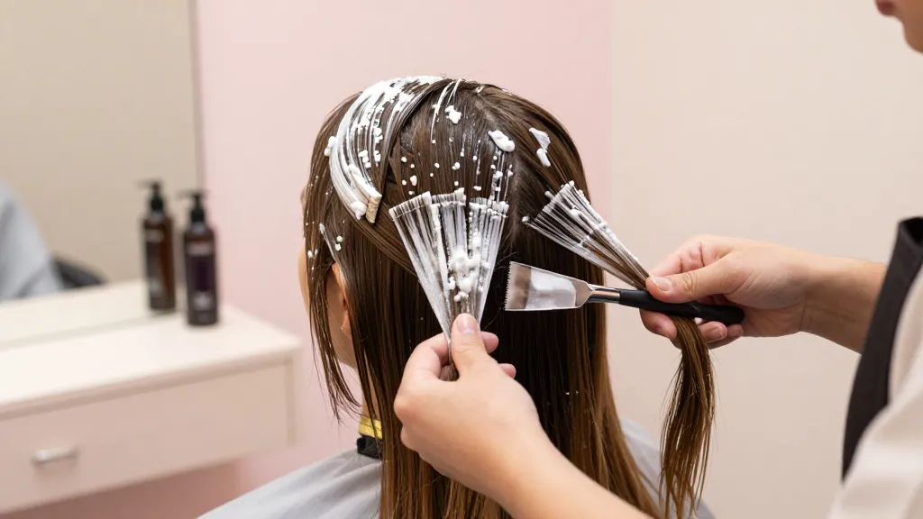 Färben und Strähnchen